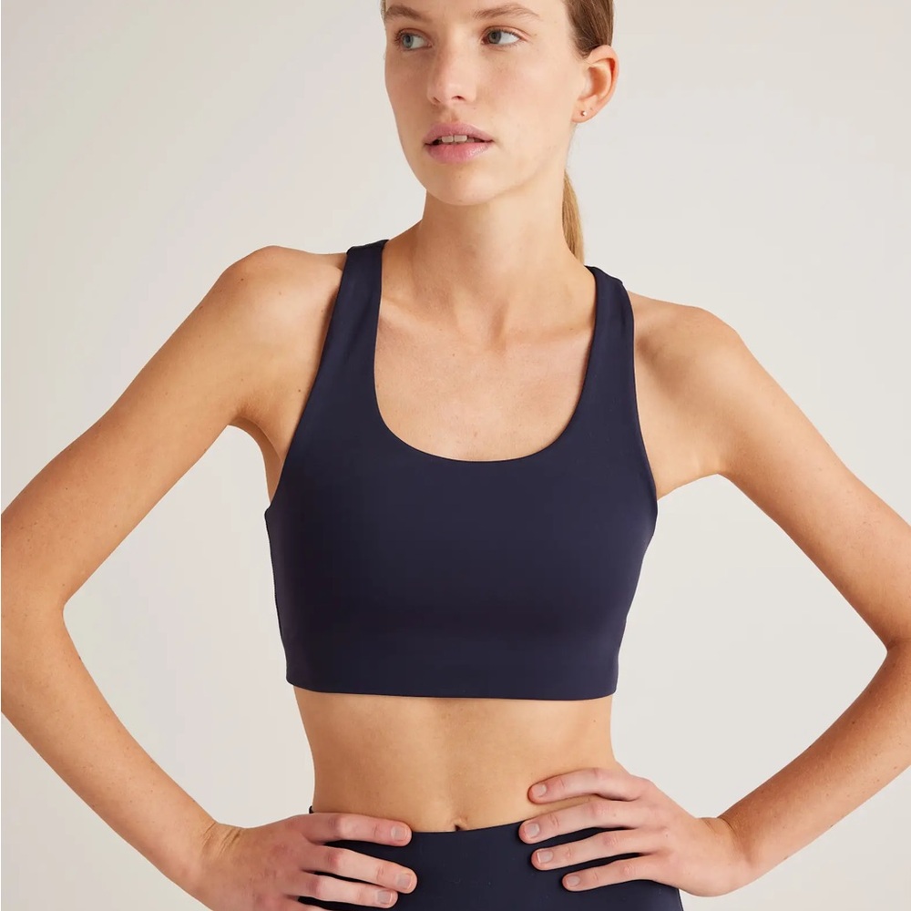 Quince Ultra-Form Scoop Neck Longline Bra